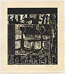 Dancing in the Dark, Joan Snyder (American, born Highland Park, New Jersey, 1940), Woodcut