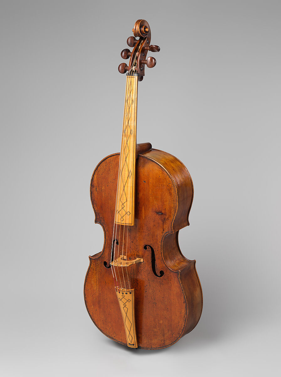 "Amaryllis Fleming" Cello, Brothers Amati, Spruce, maple, varnish, ebony, gut, metal, Italian