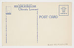 Flag Display, New York World’s Fair, C.T. Art-Colortone, Curt Teich, Offset lithograph
