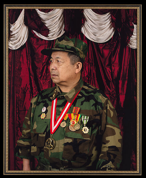 Hmong Veteran, from the series 'Attention', Pao Houa Her (Hmong-American, born Laos 1982), Inkjet print mounted on Dibond in artist-selected frame 
