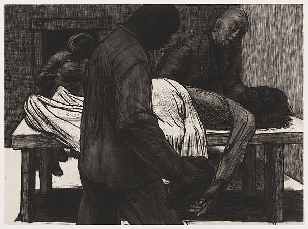 Richard Wright Suite, John Wilson (American, Roxbury, Massachusetts 1922–2015 Brookline, Massachusetts), Etching with aquatint