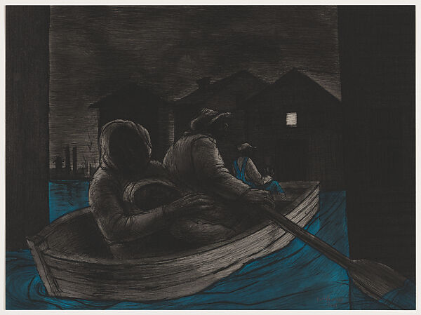 Richard Wright Suite, John Wilson (American, Roxbury, Massachusetts 1922–2015 Brookline, Massachusetts), Etching with aquatint