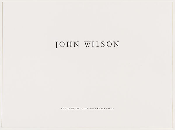 Richard Wright Suite, John Wilson (American, Roxbury, Massachusetts 1922–2015 Brookline, Massachusetts), Etching with aquatint