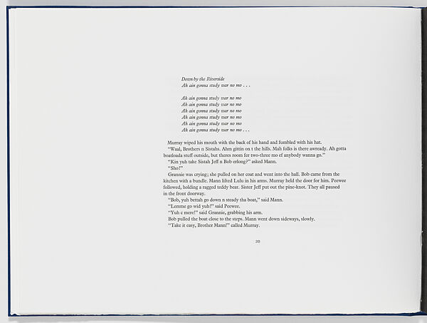 Down by the Riverside, John Wilson (American, Roxbury, Massachusetts 1922–2015 Brookline, Massachusetts), Illustrated book