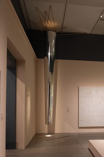 Pyramidion, Dream The Combine (Jennifer Newsom, American, born 1979, and Tom Carruthers, Canadian, born 1978), Aluminized Mylar, Kevlar, bronze, stainless steel, and LEDs