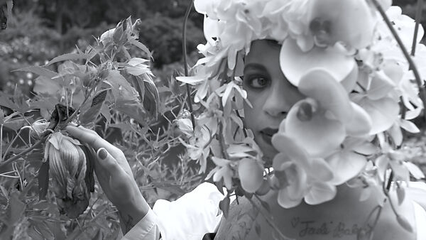Pollinator, Tourmaline (American, born Boston, Massachusetts, 1983), Single-channel digital video, black-and-white and color, sound, 5 min., 8 sec.