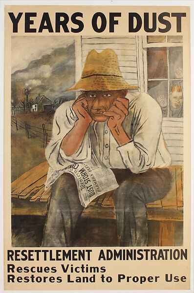 Years of Dust (Poster for the United States Resettlement Administration), Ben Shahn  American, born Lithuania, Lithograph