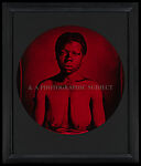 You Became a Scientific Profile; A Negroid Type; An Anthropological Debate; & A Photographic Subject, Carrie Mae Weems (American, born 1953), Chromogenic prints with sand-blasted text on frame glass