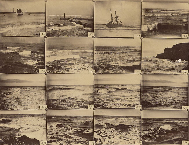 [Display of Whitby Seascape Photographs]
