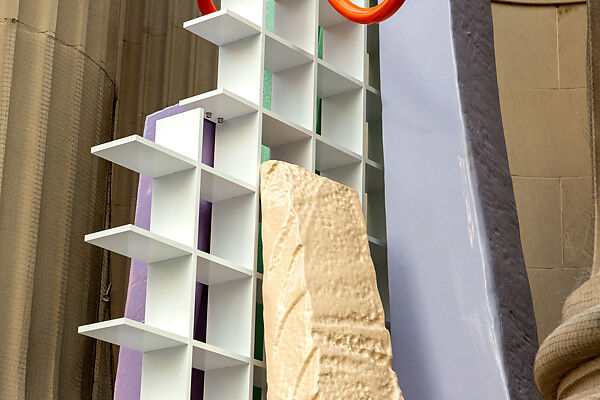 Drift (Tortillon orange), Nairy Baghramian (German (born Iran), Isfahan, 1971), Powder-coated aluminum