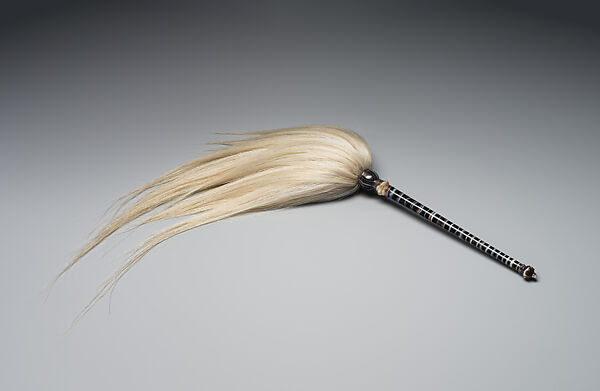 Banded Agate and Gem-Set Fly-Whisk