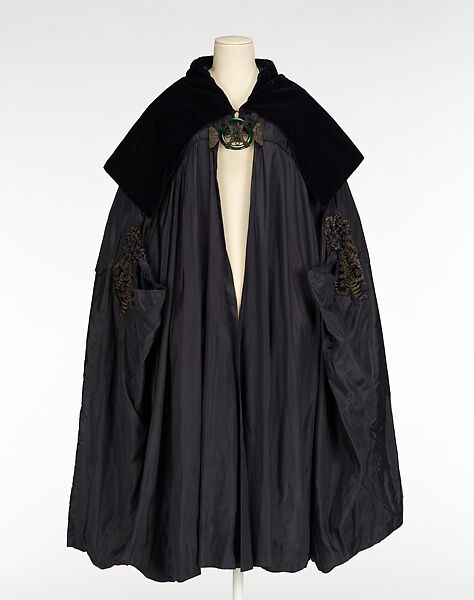 Opera Cape, House of Paquin (French, 1891–1956), silk, French