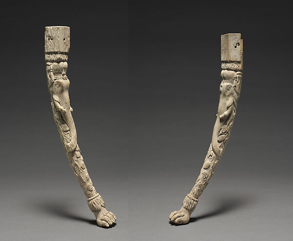 Chair leg, Ivory, North or Northwest India