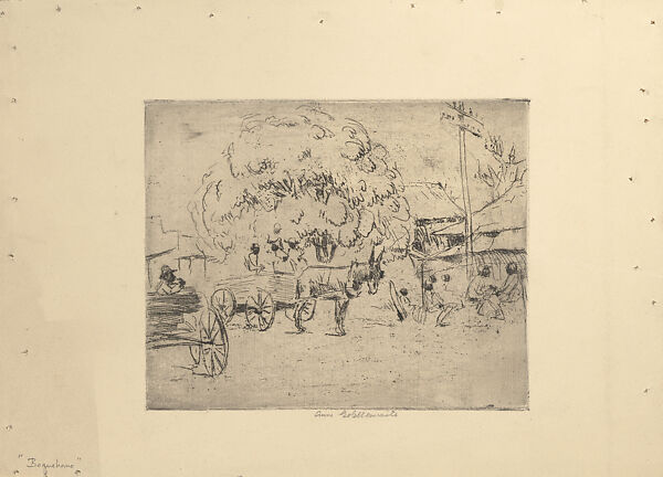 Boguehomo I, Anne Goldthwaite (American, Montgomery, Alabama 1869–1944 New York), Etching 