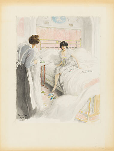 A Woman getting up (Intimite, Le Lever)