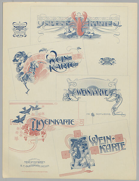 Der Moderne Merkantil-Lithograph : beine Sammlung merkantiler Arbeiten / chrsg. von Steinbach & Strache
