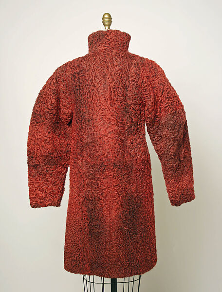 Coat, Fendi (Italian, founded 1925), fur, silk, Italian