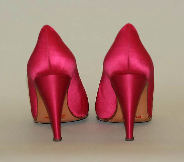 Pumps, Sidonie Larizzi (French), leather, silk, French