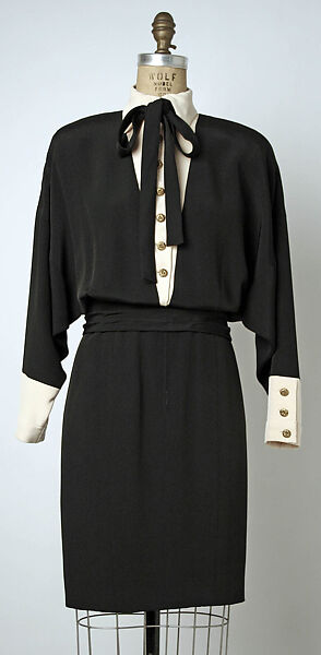 Dress, House of Chanel (French, founded 1910), silk, French 