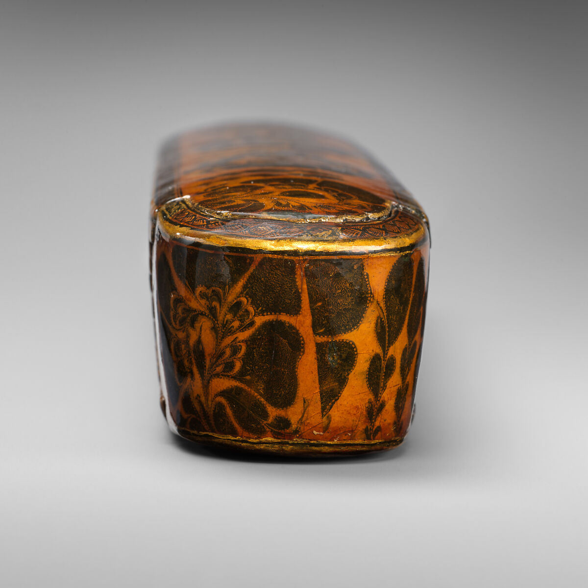 Pen Box attributed to Muhammad ibn Muhammad Mahdi, Muhammad ibn Muhammad Mahdi, Papier-maché; painted, gilded, and varnished