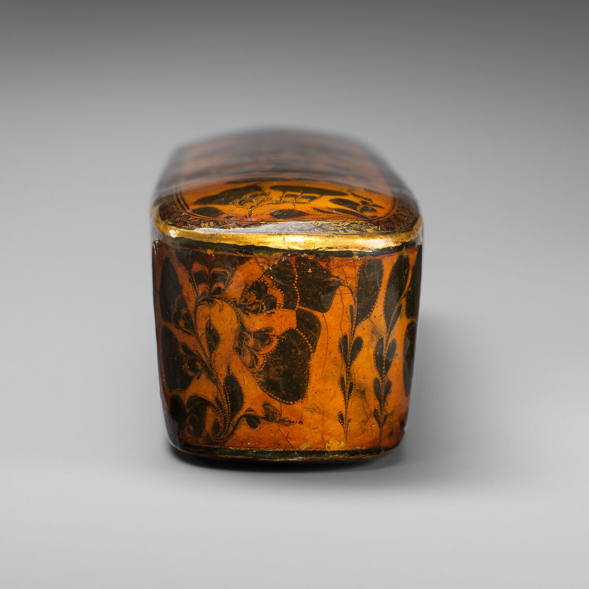 Pen Box attributed to Muhammad ibn Muhammad Mahdi, Muhammad ibn Muhammad Mahdi, Papier-maché; painted, gilded, and varnished