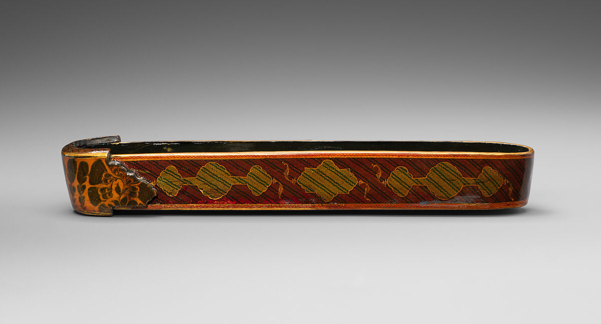 Pen Box attributed to Muhammad ibn Muhammad Mahdi, Muhammad ibn Muhammad Mahdi, Papier-maché; painted, gilded, and varnished