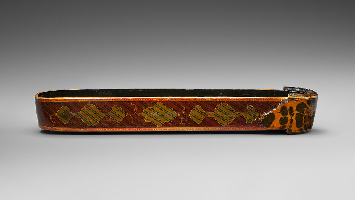 Pen Box attributed to Muhammad ibn Muhammad Mahdi, Muhammad ibn Muhammad Mahdi, Papier-maché; painted, gilded, and varnished