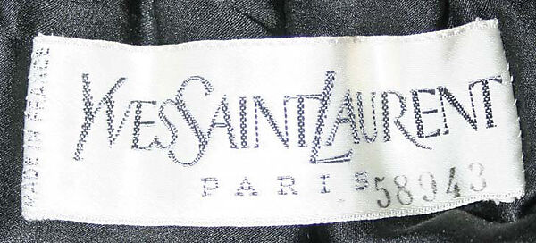 Evening ensemble, Yves Saint Laurent (French, founded 1961), silk, synthetic, French