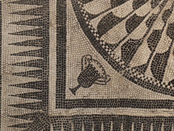 Mosaic of the House of Citharist of Pompeii, Mosaic, Roman