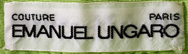 Evening ensemble, Emanuel Ungaro (French, 1933–2019), silk, French