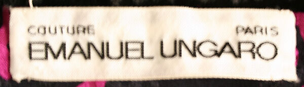 Ensemble, Emanuel Ungaro (French, 1933–2019), silk, French