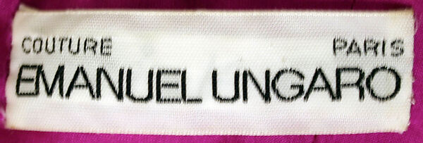 Evening dress, Emanuel Ungaro (French, 1933–2019), silk, French