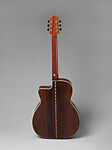 Guitar, John Monteleone (American, Islip, New York born 1947), Alaskan spruce; European spruce; Indian rosewood; Honduran mahogany; Gaboon ebony; Bone; Brazilian rosewood; mother of pearl; abalone; grained ivoroid; Schaller tuners; Nitrocellulose lacquer., American