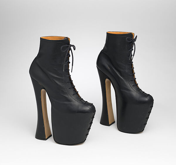 Shoes, Vivienne Westwood (British, 1941–2022), leather, British 