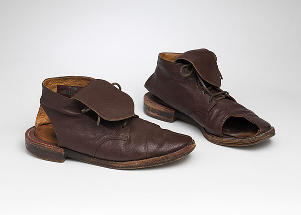 Shoes, John Galliano (founded 1984), leather, British