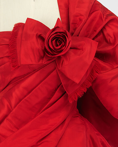 "Rose Rouge", House of Dior (French, founded 1946), silk, French