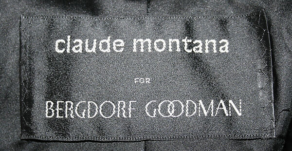 Jacket, Claude Montana (French, 1949–2024), ermine, French