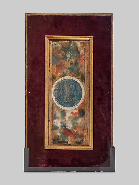 Saint Catherine (obverse); Fictive Colored Marble with Inscription (reverse), Raphael (Raffaello Sanzio or Santi) (Italian, Urbino 1483–1520 Rome), Tempera grassa and oil, with touches of gold, on wood