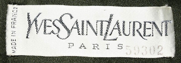 Ensemble, Yves Saint Laurent (French, founded 1961), wool, French