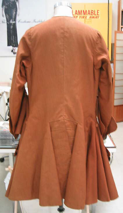 Coat, wool, silk, British