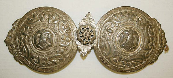 Belt buckle, metal, European 