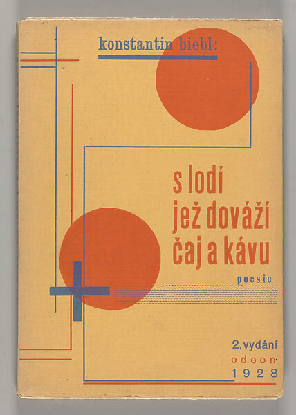 S lodí jež dováží čaj a kávu : poesie, Karel Teige  Czech