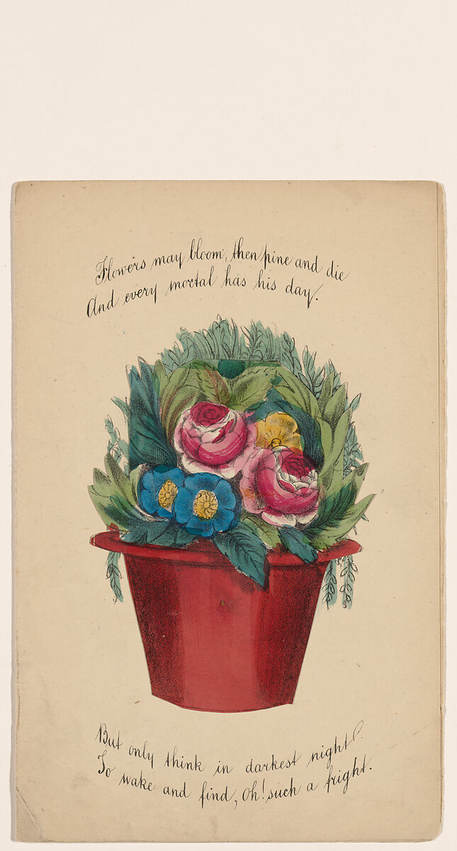 Comic Valentine (funny man), Anonymous (British, 19th century), Hand-colored lithograph