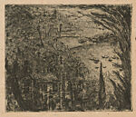 Untitled Etching (View of Istanbul)