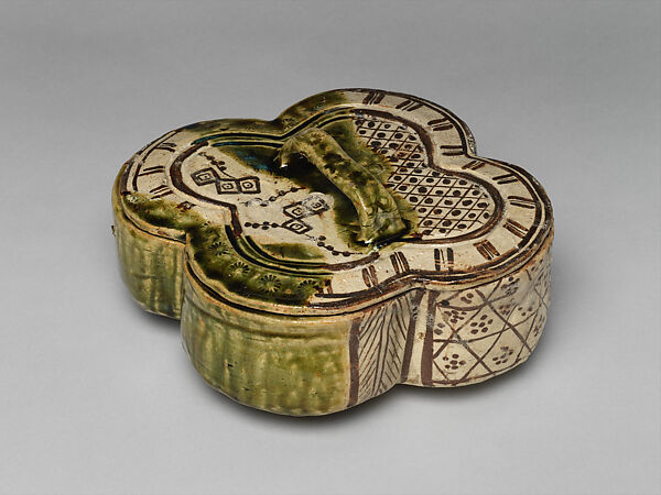 Covered Vessel (Futamono) with Plum Tree