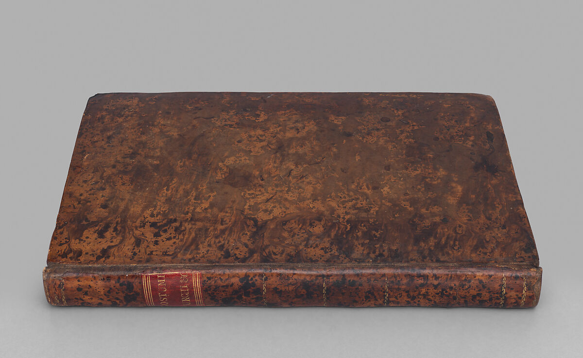 Illustrated Manuscript: ‘Costumi Turchi e Grechi fatti in Constantinopoli 1790’, Ink, opaque watercolor, and gold on paper; leather binding