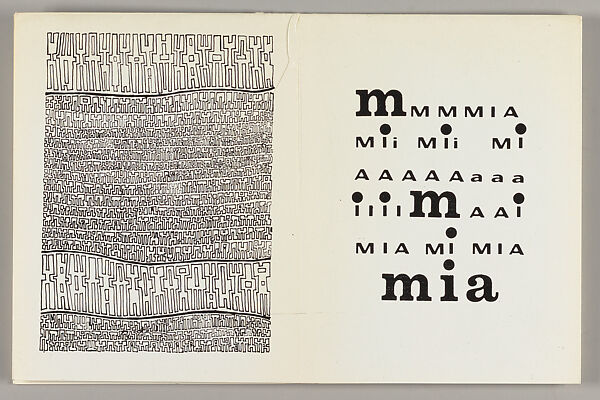 Editions lettrisme et hypergraphie, Roland Sabatier (French, Toulouse, 1942–2022 Paris) 