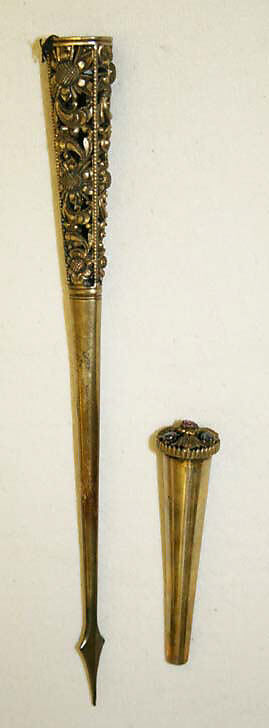 Hairpin, silver, Sri Lankan