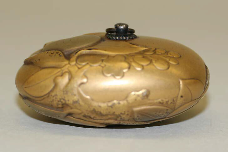 Ornament, wood, metal, Japanese