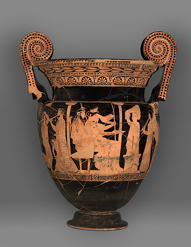 Terracotta volute- krater